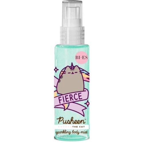 BIES Pusheen csillogó testpermet 100ml, frissítő és illatos testpermet minden bőrtípusra 