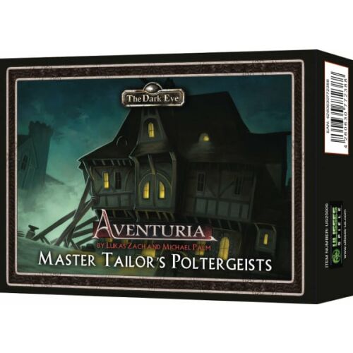 Aventuria: Master Tailor's Poltergeists társasjáték kiegészítő csomag, The Dark Eye fantasy kaland kártyajáték - Társasjáték