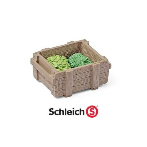 Schleich 42239 Zöldségláda készlet - Játékkosár zöldségekkel a farmhoz - Babakonyha és játékkonyha kiegészítő