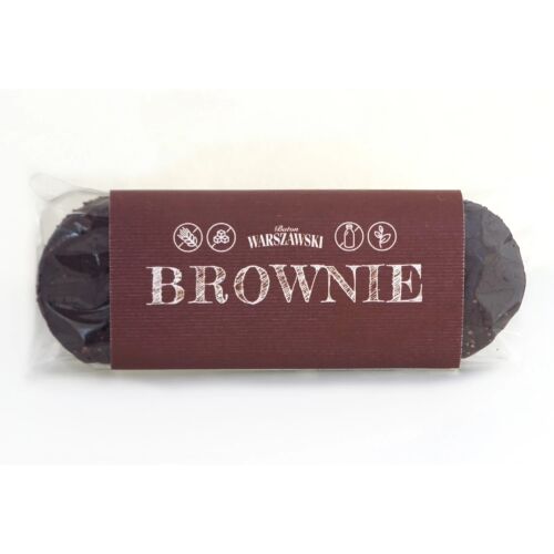 Varsói Baton Brownie 50g, gluténmentes, laktózmentes, cukormentes csokoládés snack - Keksz