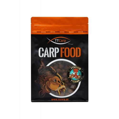 TTTCarp TTsQuid Bojli 24mm 1kg, ponty horgászcsali, tintahal ízű - Etetőanyag