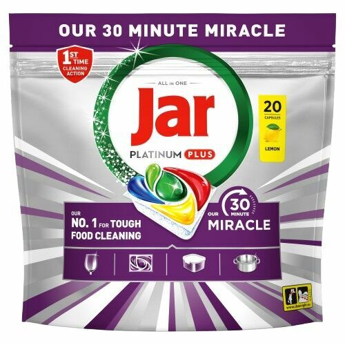 E-shop Jar Náš 30-minútový zázrak Platinum Plus Kapsule do umývačky riadu 100ks