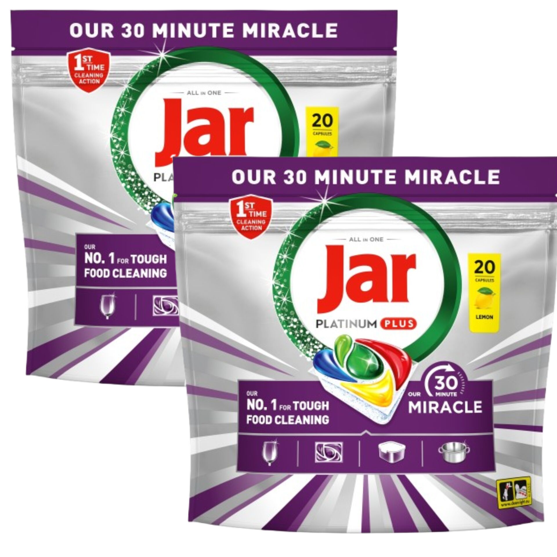 E-shop Jar Náš 30-minútový zázrak Platinum Plus Kapsule do umývačky riad...