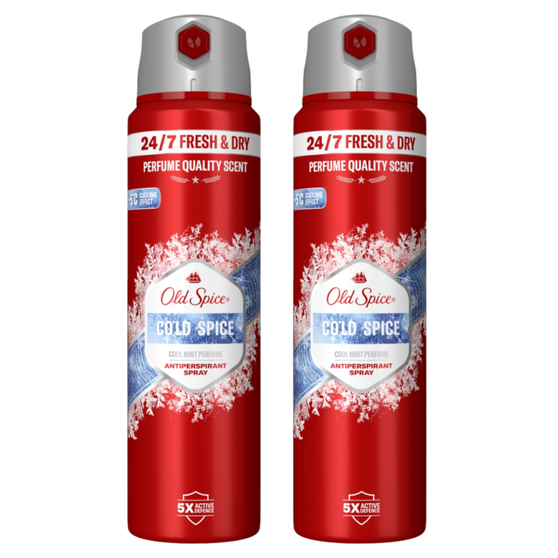 E-shop Old Spice Cold Spice Pánsky antiperspirant v spreji 2x150ml