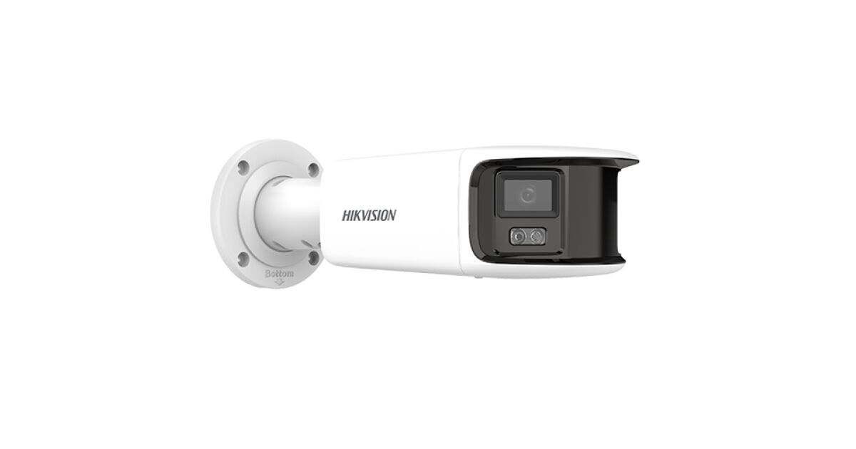 Camera supraveghere IP, 8MP, Panoramic view, WL 40m, Audio, Hikvision ...
