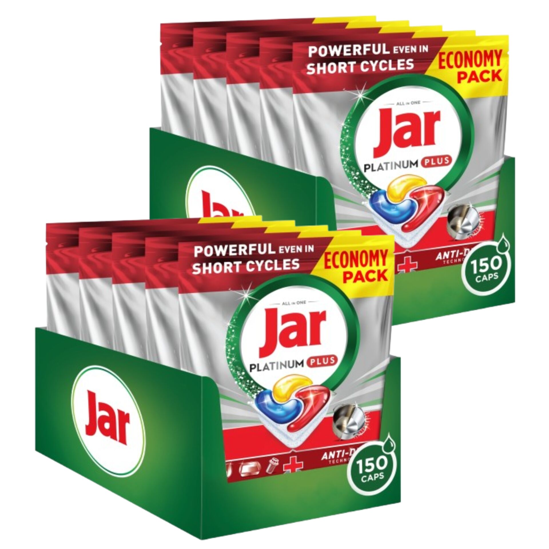 E-shop Kapsule do umývačky riadu Jar Platinum Plus Lemon 2x150ks
