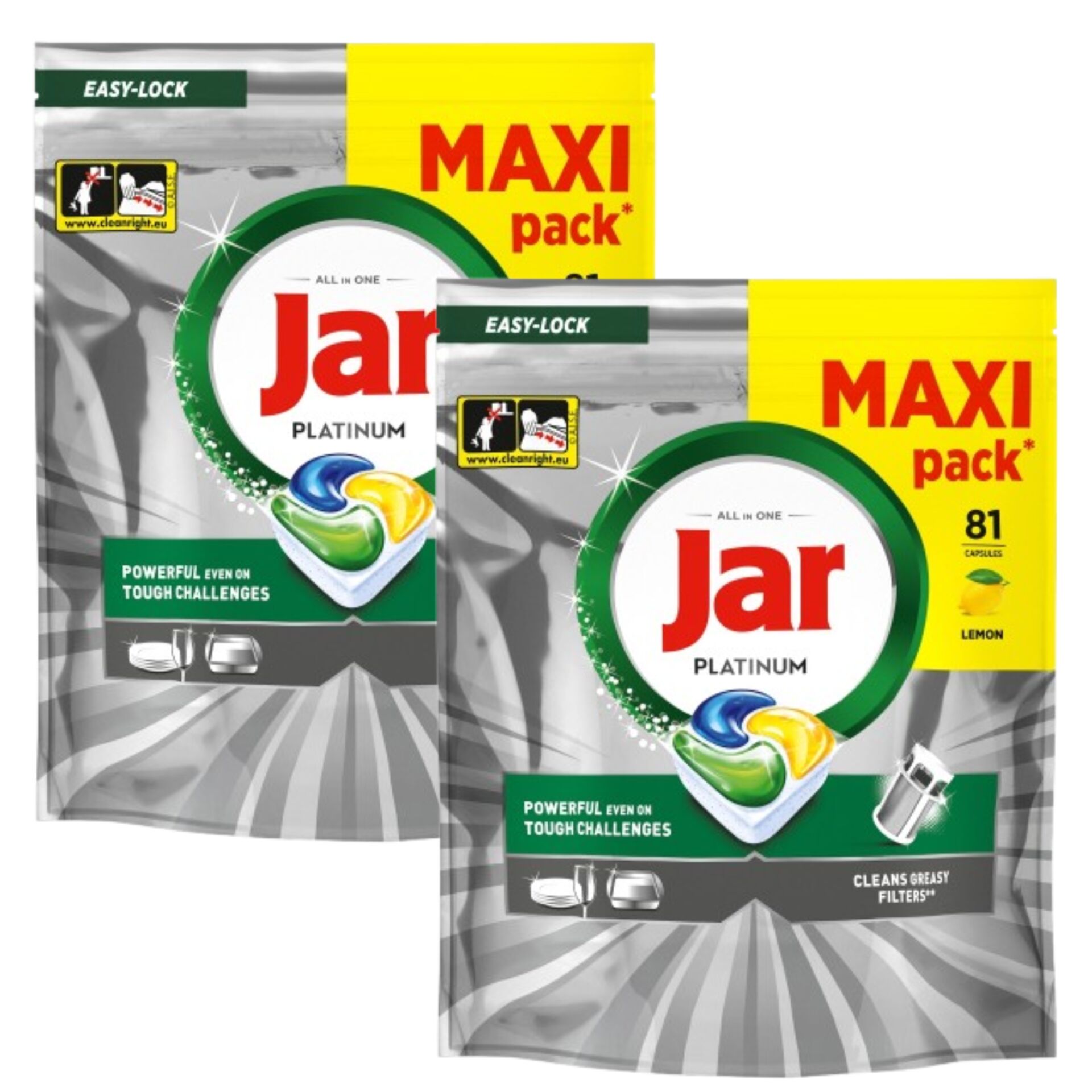 E-shop Kapsule do umývačky riadu Jar Platinum 81ks