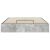 vidaXL Ottomán Ágykeret tárolóval Beton Szürke 135 x 190 cm Faanyag 151983768
