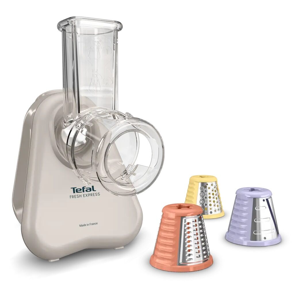 E-shop Tefal DN853BE0 Elektrické strúhadlo Fresh Express, sivé