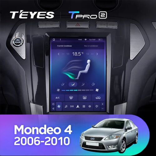 Teyes TPRO 2 Android Autós Navigáció Ford Mondeo 3 2007-2014-hez, GPS, multimédia rendszer, autó műszerfal - Fejegység