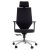 Forgószék ZN-805-C, ergonomikus fekete irodai szék elölnézet