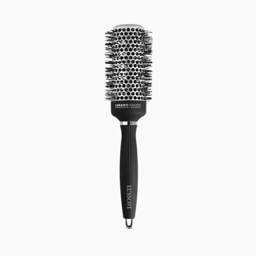Lussoni Hot Volume 43mm hajkefe a volumen növeléséhez és formázáshoz, kerámia bevonatú testtel és nylon sörtékkel. - Hajkefe