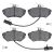 FÉKbetét első AUDI A4 B5, A4 B6, A4 B7; SEAT EXEO; VW PASSAT B5 151677477