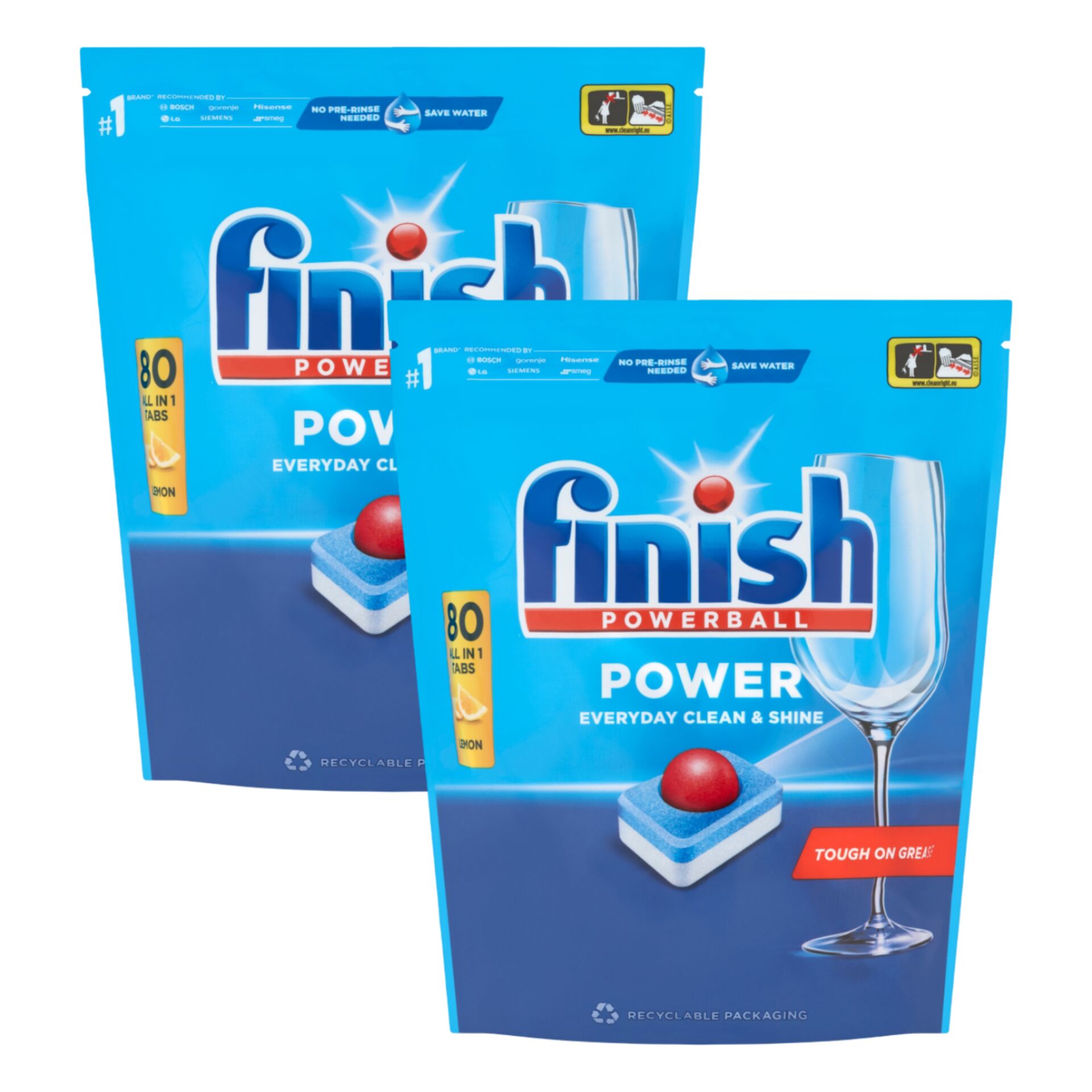 E-shop Finish All in 1 Max Lemon tablety do umývačky riadu 2x80ks + darč...