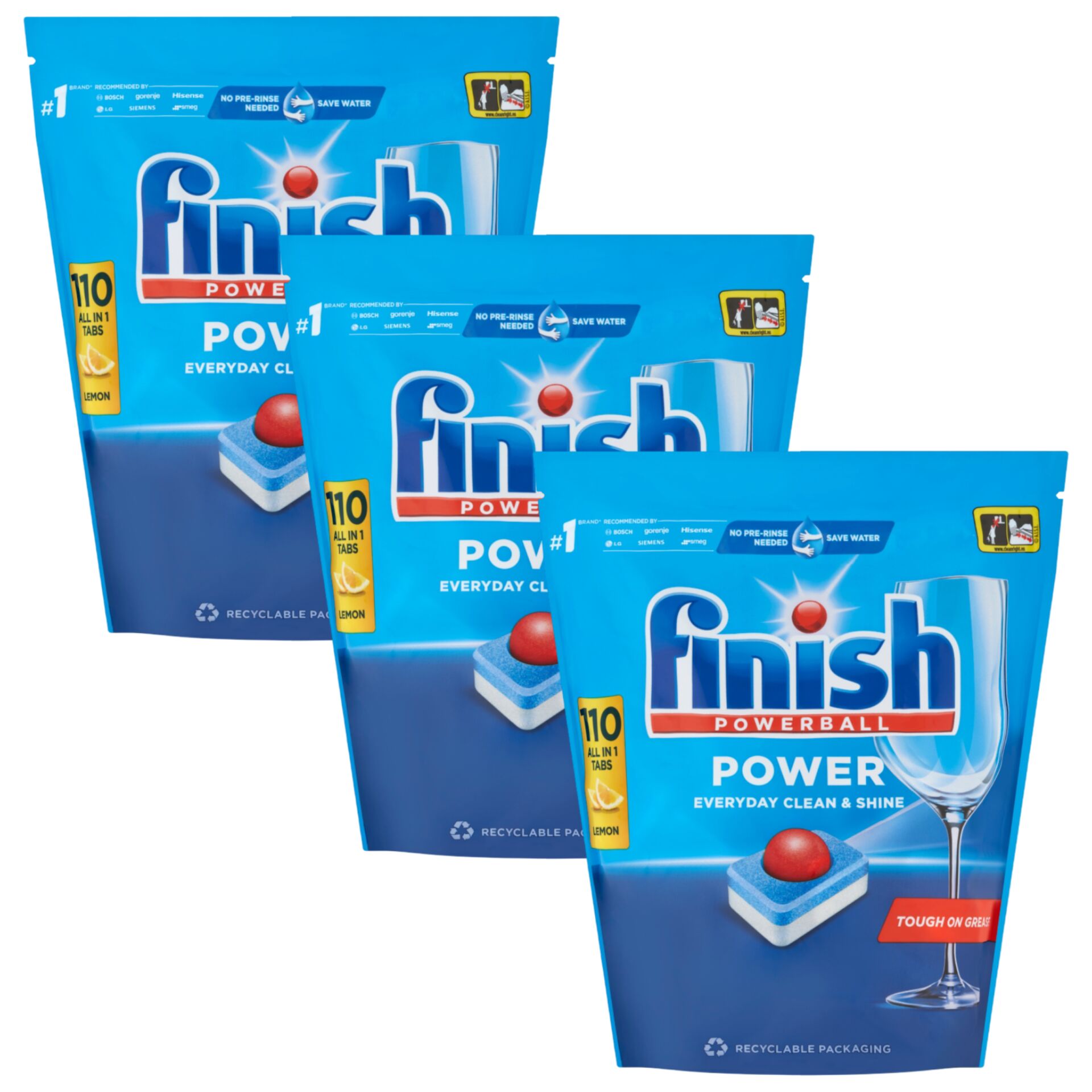 E-shop Finish Power All in 1 Lemon tablety do umývačky riadu 3x110ks + d...