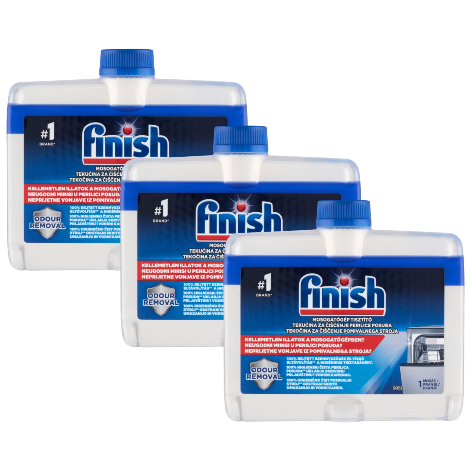 E-shop Finish Čistič umývačky riadu 3x250ml (17569) + darčeková vzorka produktu