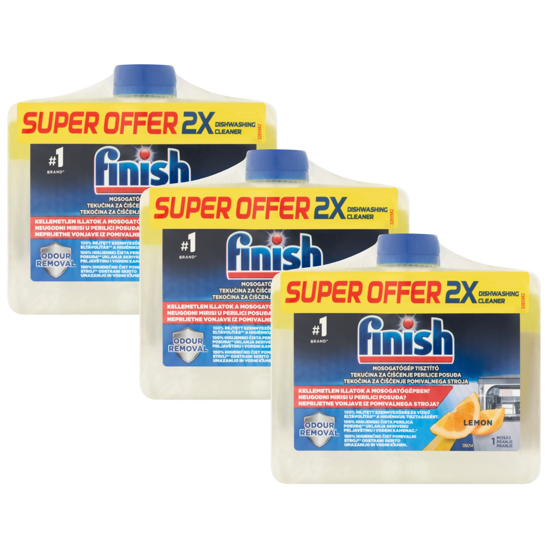 E-shop Finish čistič umývačky riadu s vôňou citróna 3x500ml + darčeková...