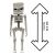 MINECRAFT SKELETON FIGURA 30CM 176496025