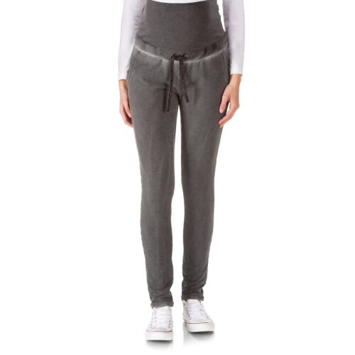 Bellybutton kismama fekete melegítőnadrág, teljes alakos fotó modellen, kényelmes terhes nadrág - Kismama leggings és nadrág