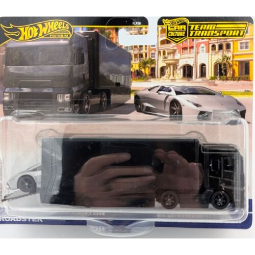 Hot Wheels Team Transport Lamborghini Reventon és Flipsider Hauler, gyűjthető fém autómodell - Hot Wheels