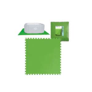 Bestway Flowclear medence alatti habszőnyeg, 9 darab, 5,45 m2, zöld - Bestway