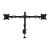 Equip 650152 Dual Monitor Desk Mount - Black