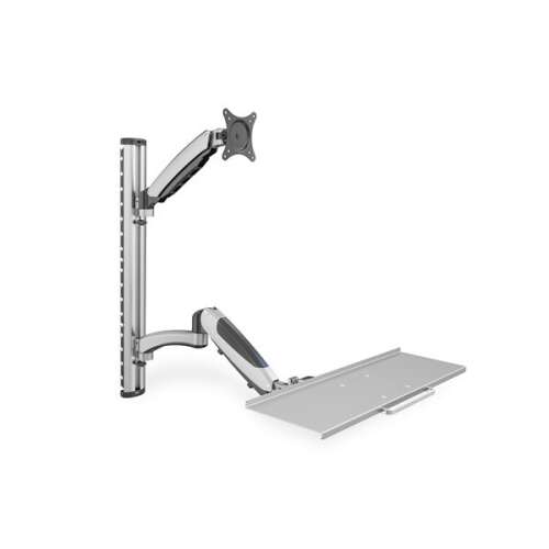 Digitus DA-90354 monitor and keyboard wall mount, silver