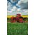 Cotton towel with tractor print for kids, 30x50cm.