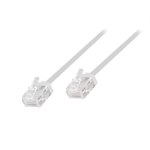 Logilink Cat.6A Slim High-Flex patch kábel fehér 5,00 m (CQ3071U)