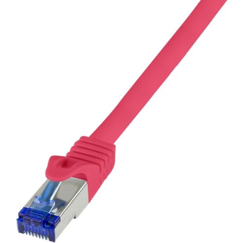 LogiLink Cat6A S/FTP Ultraflex Patch kábel, 10m, Piros, GHMT Tanúsítvánnyal - Kábel