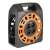 HJR 3-20 20 meter cable reel with 4 sockets, orange and black