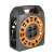 HJR 3-20 20 meter cable reel with 4 sockets, orange and black