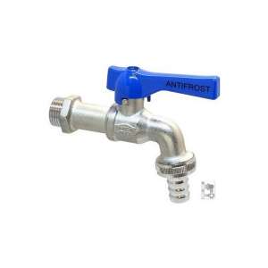 1/2 colos antifrost kerti csap kék fogantyúval - Kerti kút és csap