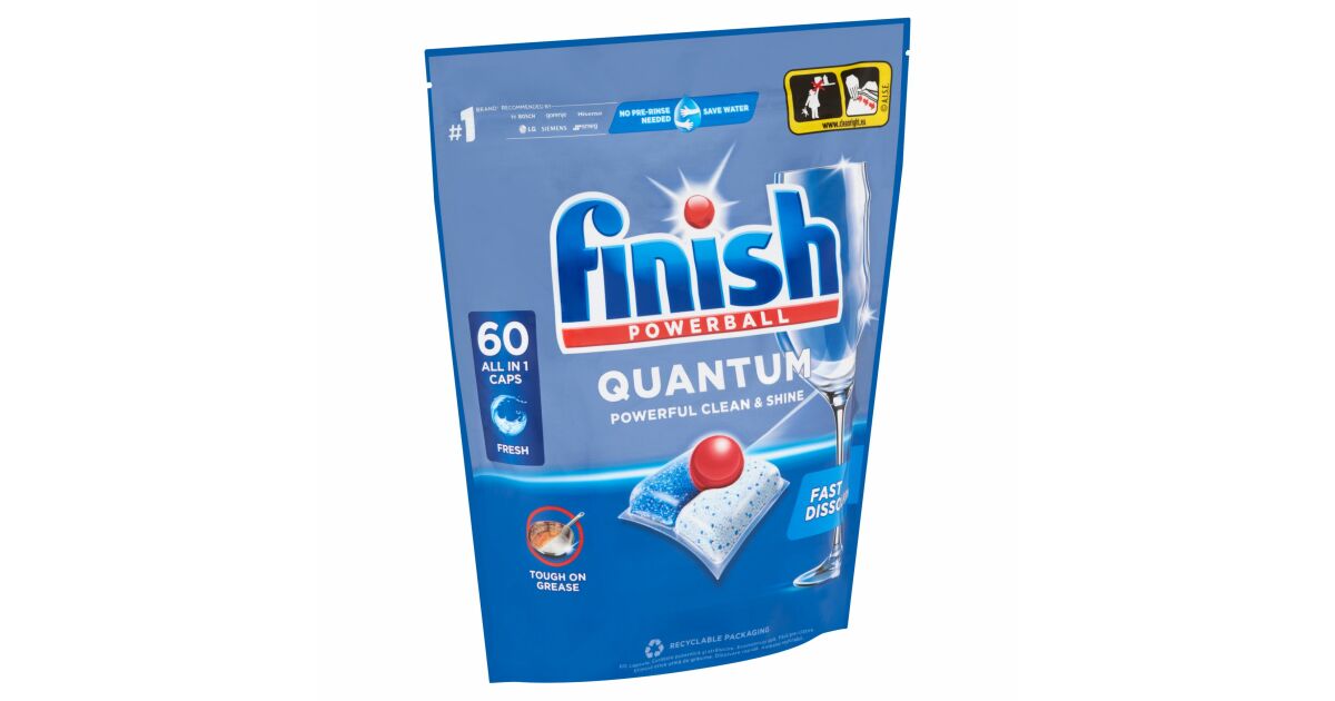 Finish Quantum All in 1 Regular Kapsule za perilicu posuđa 2x60 kom ...