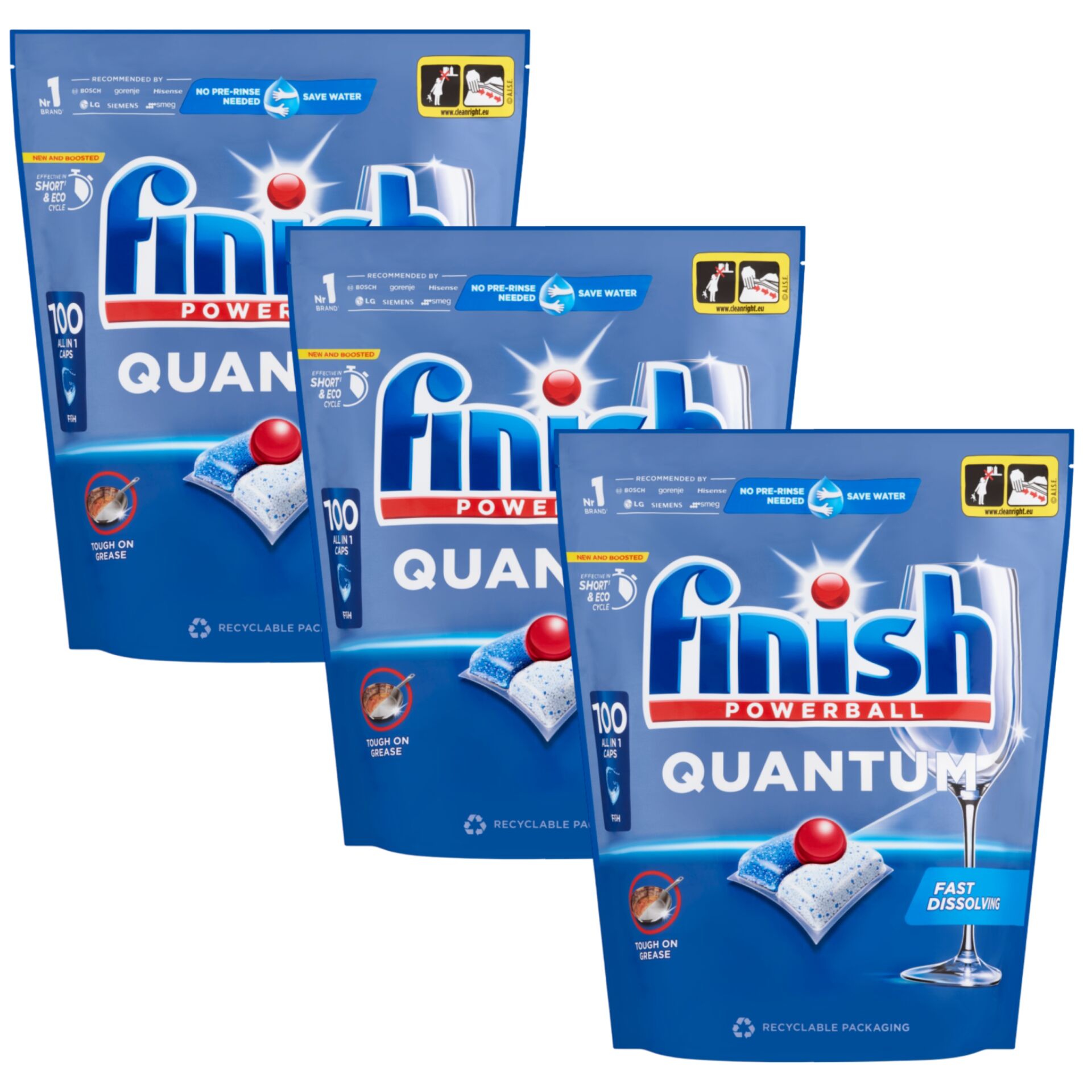 E-shop Finish Quantum All in 1 Regular Kapsuly do Umývačky riadu 3x100ks...
