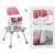 Rosa Baby Hochstuhl mit Tablett, <product_name> Marke