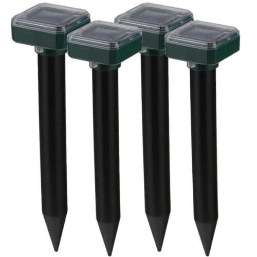 4x Solar-Powered Mole and Pest Repeller