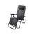 Black zero gravity chair with headrest and cup holder