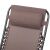 Close-up of RelaxDays Sun Lounger Headrest, Brown