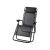 RelaxDays Foldable Sun Lounger, Black Mesh