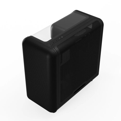 HYTE X50 Fekete Midi Torony PC Ház ferde nézet - HYTE
