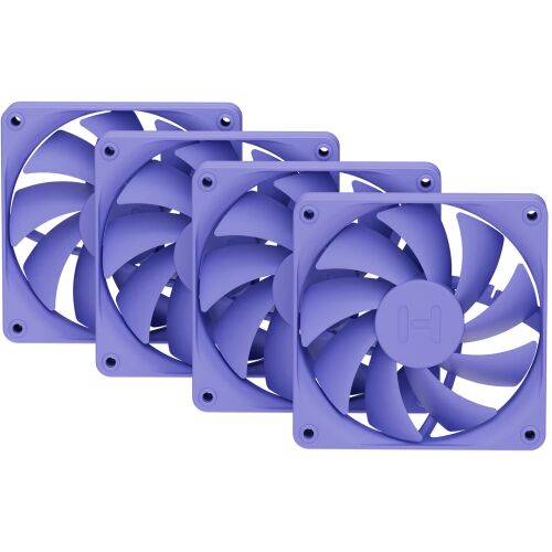 HYTE FA12 120mm lila PWM rendszerhűtő ventilátor 4db-os csomag - HYTE