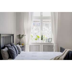 Statikus üvegfólia/ ablakfólia- LEVÉL ablakfólia felhelyezve egy hálószoba ablakára - Üvegfólia