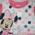 Hosszú vékony pamut baba pizsama - pöttyös Minnie egér - Jersey - rózsaszín - 80 152028715