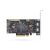 StarTech.com PR210B-NETWORK-CARD, Hátsó nézet a 25GbE hálózati adapterről