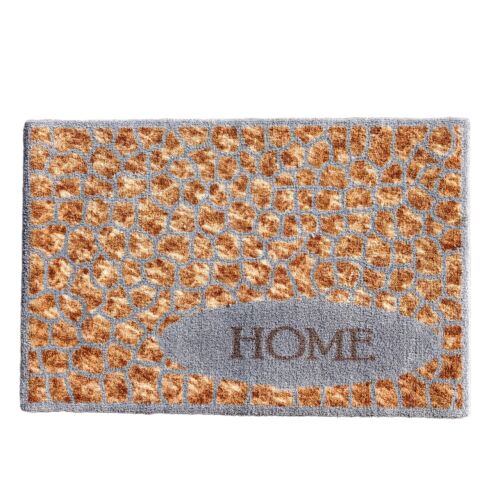 Meta gumis aljú lábtörlő 50x75 kék Home