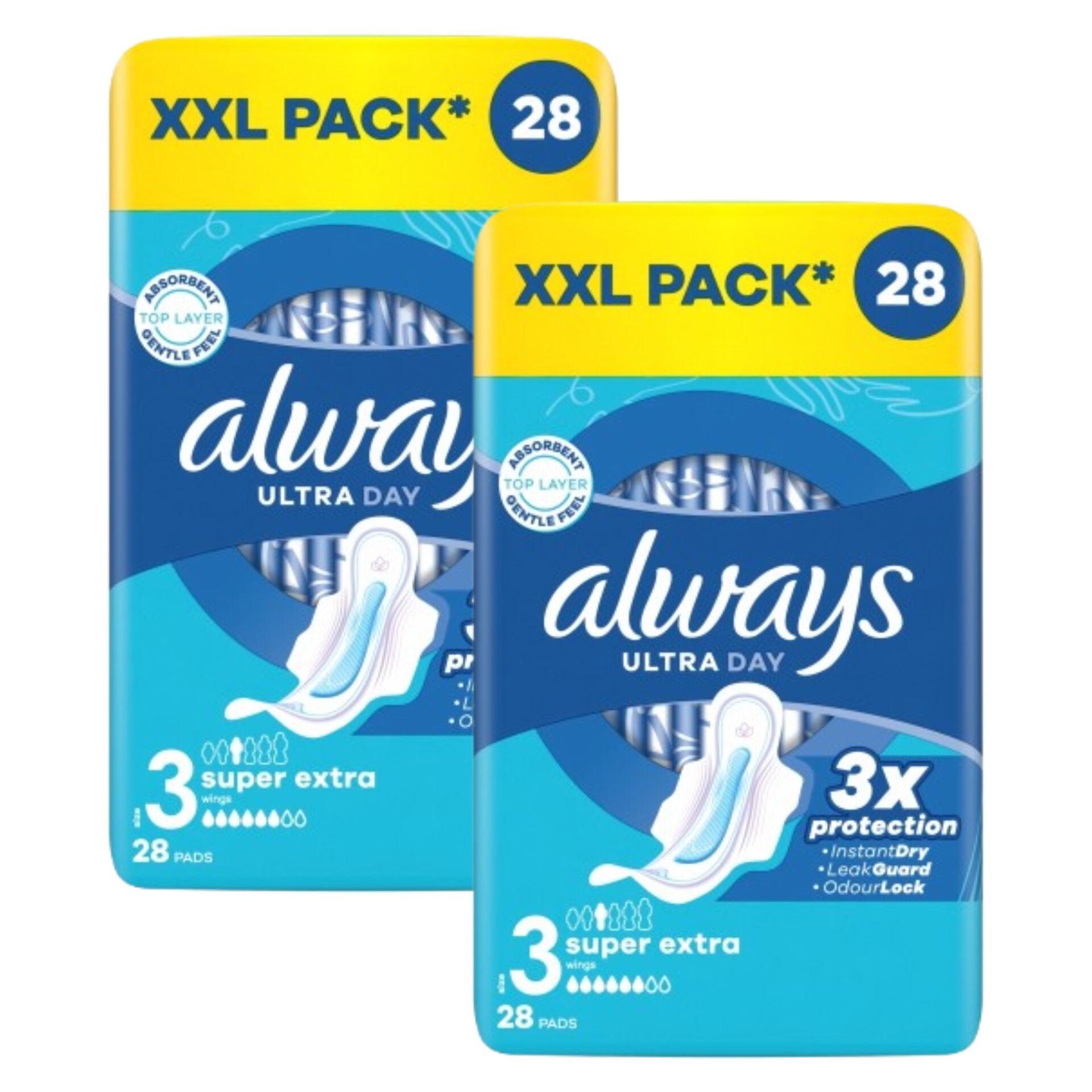 E-shop Always Ultra Super Extra krídelkové Hygienické vložky 2x28ks