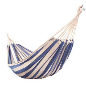 SmileHOME by Pepita Double Hammock Bed #blue-white