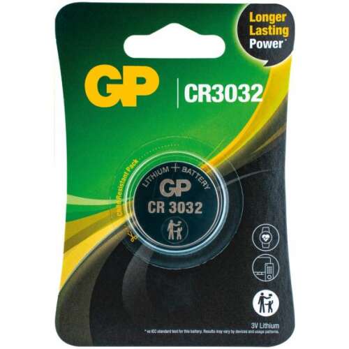 GP CR3032 3V-os lithium gombelem