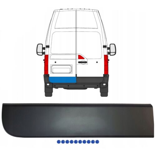 Renault Master III 2010- bal oldali hátsó ajtó díszléc 152085648 - Karosszéria elem